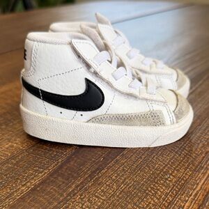 Nike Kids White and Black Blazer Sneakers